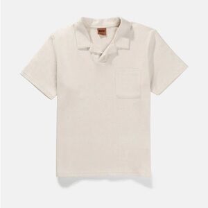 Rhythm Vintage Terry polo, size S NWT. 100% Cotton/linen blend.